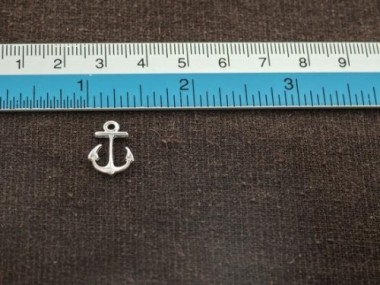 925 Sterling Silver Anchor Charms 11x15mm.P