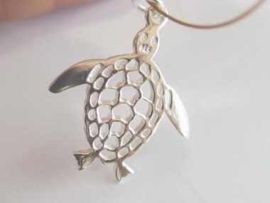 925 Sterling Silver Turtle Pendants 20x23mm.P