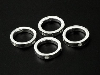 925 Sterling Silver Closed Jump Rings 2x9.5mm.