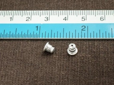 925 Sterling Silver Earring Backs Findings 5 mm.