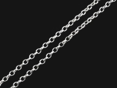 925 Sterling Silver Oval Chain 1.6x2.2 mm.