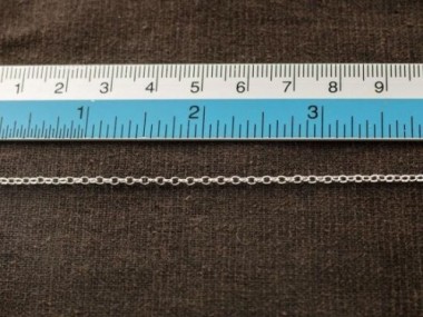 925 Sterling Silver Oval Chain 1.6x2.2 mm.