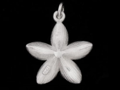 1 of 925 Sterling Silver Flower Pendant 17mm.