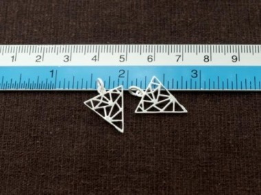 925 Sterling Silver Triangle Charms