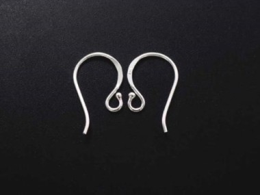 925 Sterling Silver Ear Wires 12x17 mm.