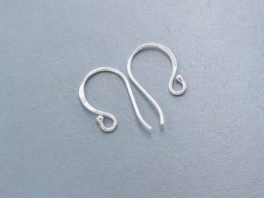 925 Sterling Silver Ear Wires 12x17 mm.