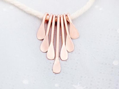 7 of 925 Sterling Silver Rose Gold Vermeil Style Bar Charms 12-26 mm.