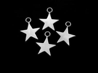 925 Sterling Silver Star Charms 11.5 mm.