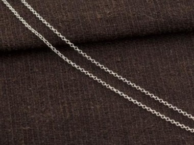 925 Sterling Silver Rolo Chain 1mm.