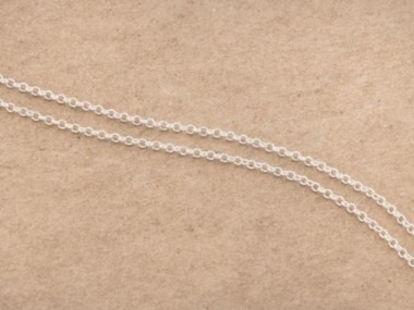 925 Sterling Silver Rolo Chain 1mm.