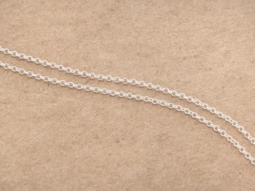 40 inches of 925 Sterling Silver Rolo Chain 1mm. Delicate chain