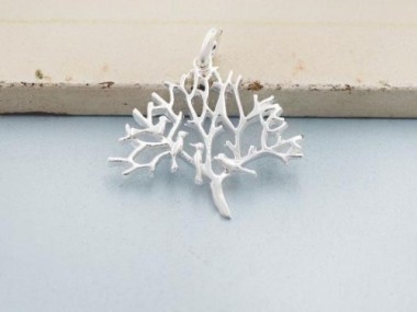 1 of 925 Sterling Silver Tree of Life Pendant 18x20 mm.Polish Finished