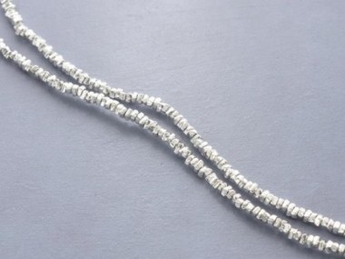 Karen Hill Tribe Silver Little Stick Beads 1.9x0.9 mm.