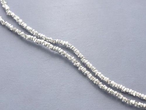 160 of Karen Hill Tribe Silver Little Stick Beads 1.9x0.9 mm.